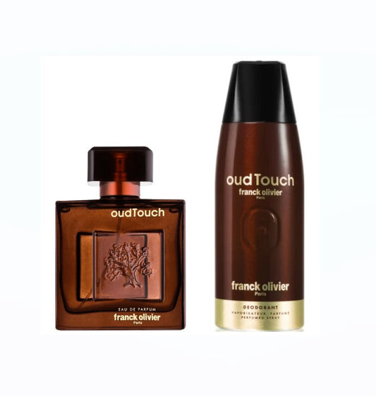 Franck Olivier Oud Touch EDP Spray 100ml & Deodorant Coffret 250ml
